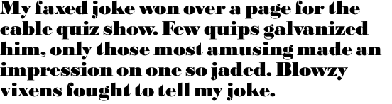 Bodoni SH Extra Bold OT