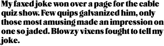 Caslon Black SH Regular OT