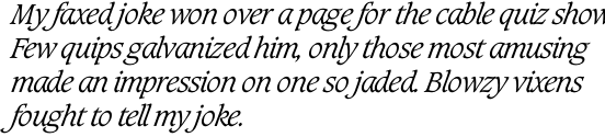 Caxton SH Light Italic OT