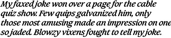 Caxton SH Bold Italic OT