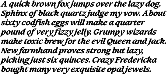 Caxton SH Extra Bold Italic OT