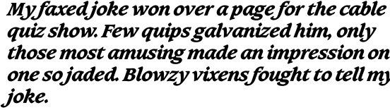Caxton SH Extra Bold Italic OT