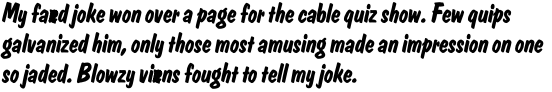Dom Casual SH Bold Italic OT
