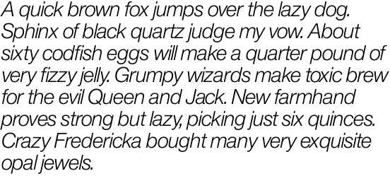 Europa Grotesque No. 2 SH Light Italic OT