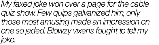 Europa Grotesque No. 2 SH Light Italic OT