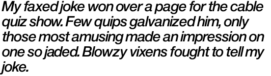 Europa Grotesque No. 2 SH Medium Italic OT