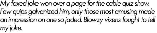 Futura SH Italic OT