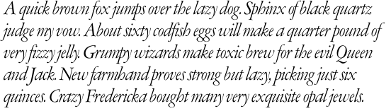 Garamont Amsterdam SH Italic OT