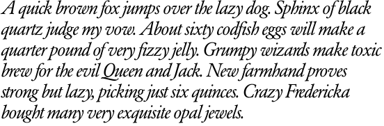 Garamond No. 2 SH Italic OT