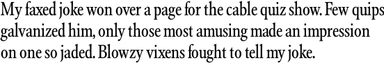 Garamond No. 2 SH Condensed OT