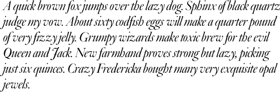 Janson Antiqua SH Italic OT