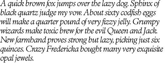 Minister SH Light Italic OT