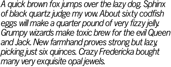 News Gothic SH Italic OT