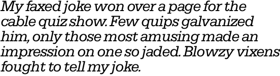 Serifa SH Italic OT