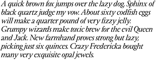 Vendome SH Italic OT