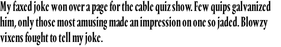 Vendome SH Condensed OT