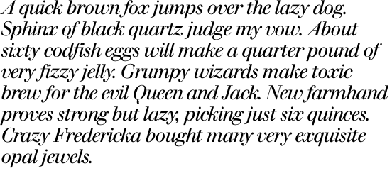 Walbaum SH Italic OT