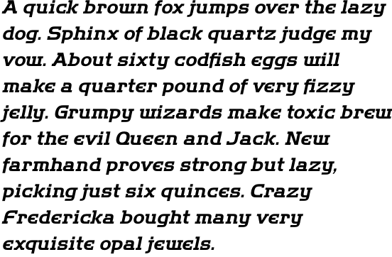 Handel Slab Bold Italic OT