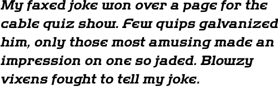 Handel Slab Bold Italic OT
