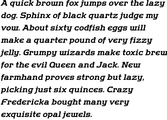 Handel Slab Bold Italic