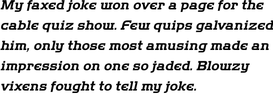 Handel Slab Bold Italic