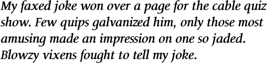 Malena Bold Italic OT