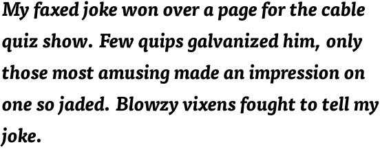 FF Tisa Offc Pro Bold Italic