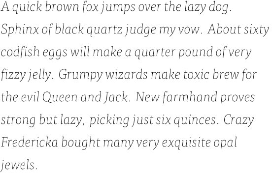 FF Tisa Offc Thin Italic