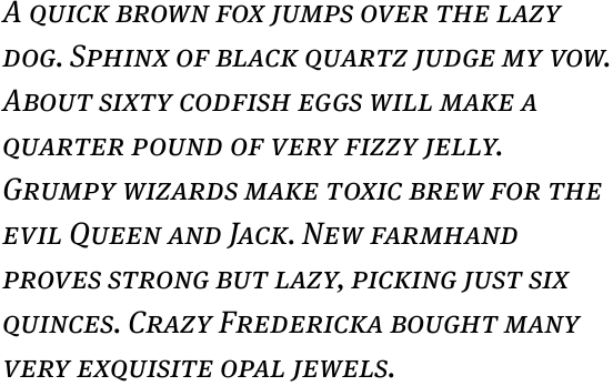 FF Meta Serif Offc Book Italic SC