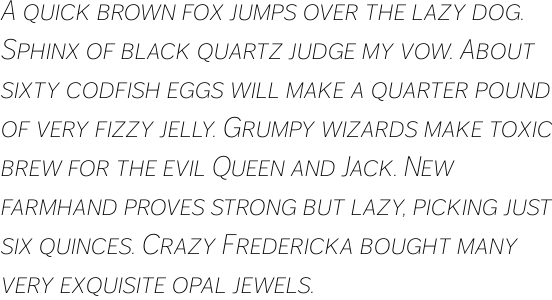 FF Dagny Offc Pro Extra Light Italic SC