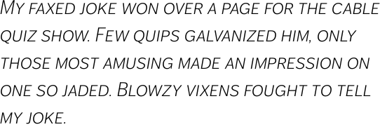 FF Dagny Offc Light Italic SC