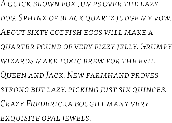 FF Tisa Offc Pro Light Italic SC