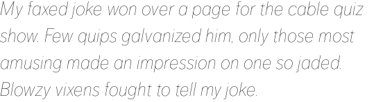 FF Dagny Offc Thin Italic
