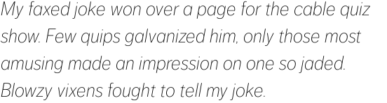 FF Dagny Offc Extra Light Italic