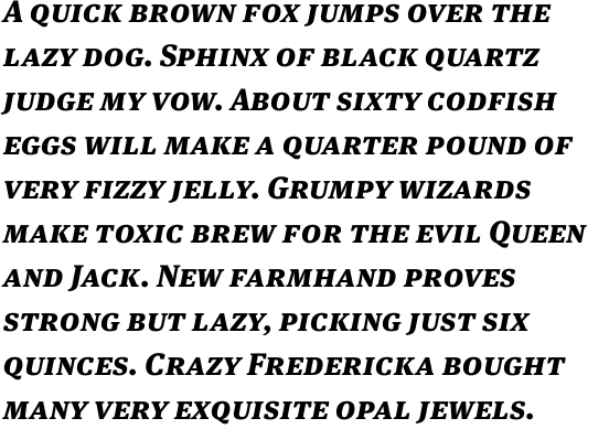 FF Meta Serif Offc Black Italic SC