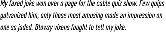 FF DIN Pro Condensed Medium Italic