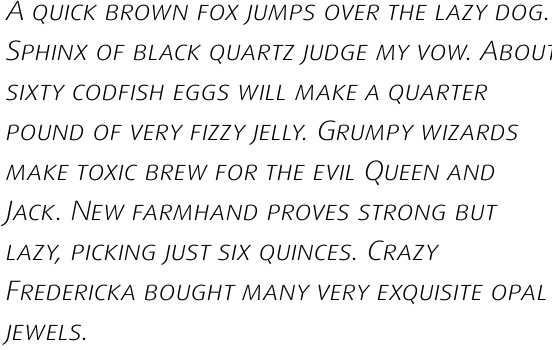 FF Dax Offc Wide Light Italic SC