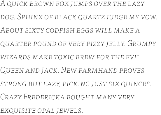 FF Tisa Offc Pro Thin Italic SC