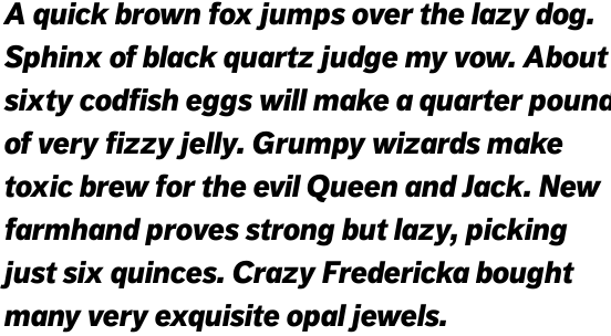 FF Dagny Offc Pro Black Italic