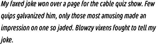 FF Cocon Offc Extra Condensed Regular Italic