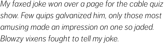 FF Dagny Offc Pro Light Italic