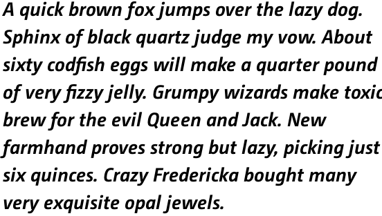 CamingoDos Pro Bold Italic OT