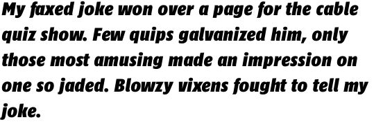 PTL Minimala Black Italic TF OT