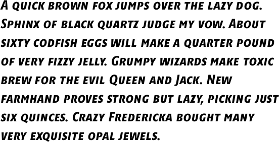 PTL Minimala Bold Italic Caps OT