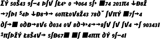 PTL Minimala Extra Bold Italic Caps Expert OT