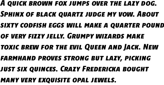 PTL Minimala Extra Bold Italic Caps TF OT