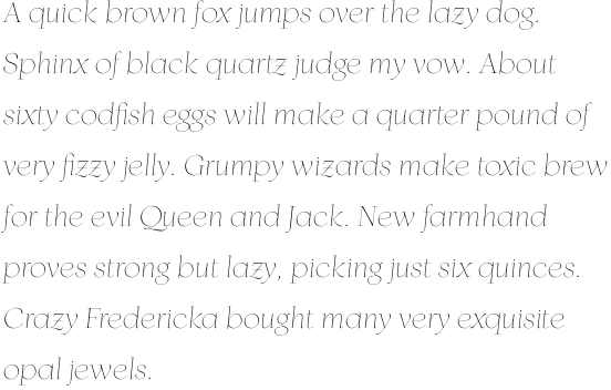 Finura Italic OT