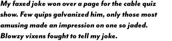 Mr Eaves Modern Heavy Italic OT