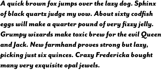Mr Eaves Sans Heavy Italic OT
