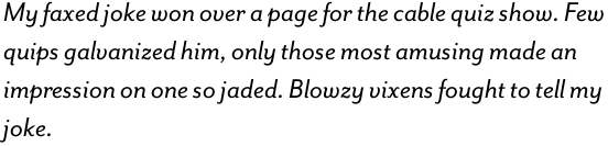 Mr Eaves Sans Italic OT